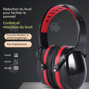 Casque Anti-bruit Pour Sommeil Et Voyages - Réduction Jusqu'à 30 DB - Léger, Réglable, Confortable En Gel PU
