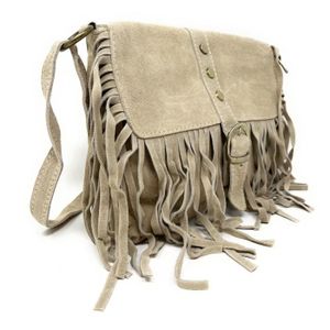 Sac daim franges Cdiscount