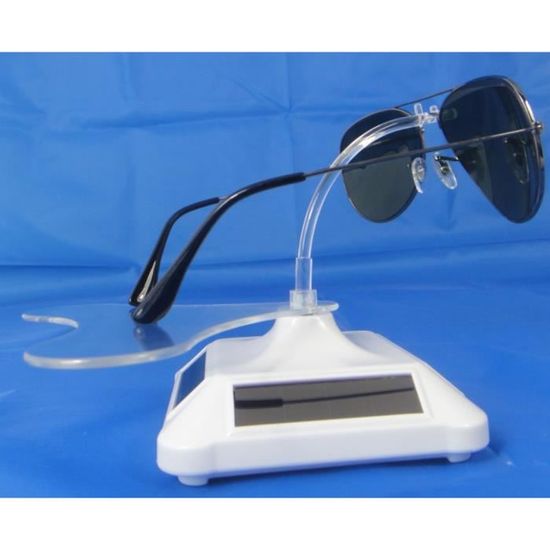 Support Lunettes Acrylique NLONLL - Présentoir Rotatif 360° Noir