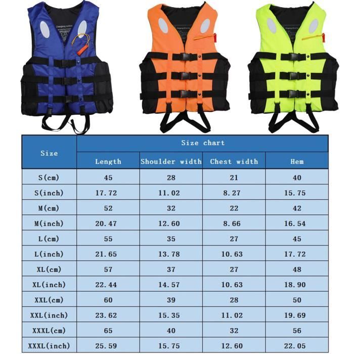 Gilet De Sauvetage Adulte Réglable - Flottabilité 7,5kg Pour Kayak, Bateau, Paddle - Avec Sifflet