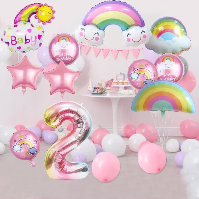 Lot de 8 ballons d'anniversaire en forme de papillon - 101,6 cm - Ciel  étoilé dégradé - Ballons à l'hélium pour fête prénatale - Décoration de  fête