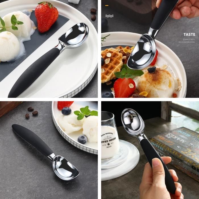 Cuillère à Glace Zeroll Taille 10 - Bol Aluminium Avec Dégivreur Intégré - Marron