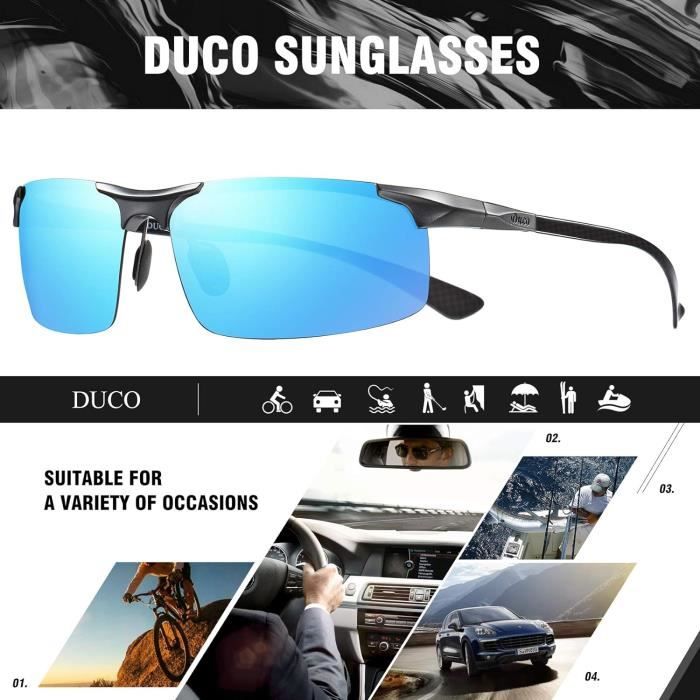 Lunettes De Soleil Polarisé Homme Femme Duduma - Sport Pêche Cyclisme UV400 TR90 Lunettes De Soleil Polarisé Homme Femme Duduma - Sport Pêche Cyclisme UV400 TR90