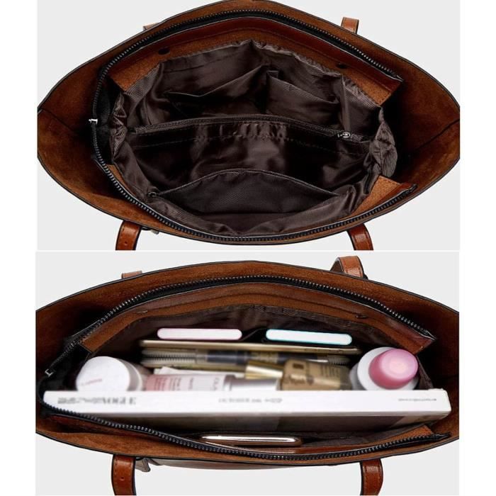 Sacoche Ordinateur Femme, Grand Sac A Main Impermeable Sac Travail