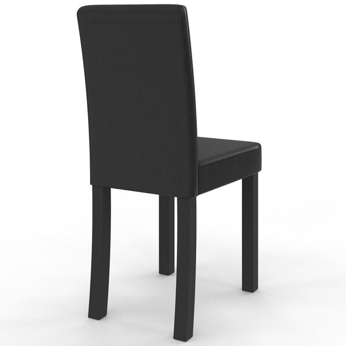 Lot de 6 chaises de salle à manger Mayfair velours noir | Leroy Merlin