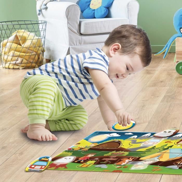 Jouets montessori en bois 4 en 1 pour motricité et développement