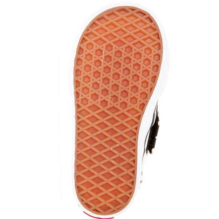 Chaussures tout petits Vans Asher V Checkers Noir et Blanc