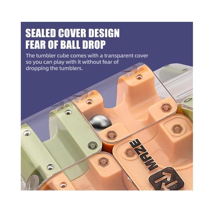 Labyrinthe - Cube Magique Neo Maze Pour Enfants, Jouet De Doigt De Puzzle, Cube De Vitesse