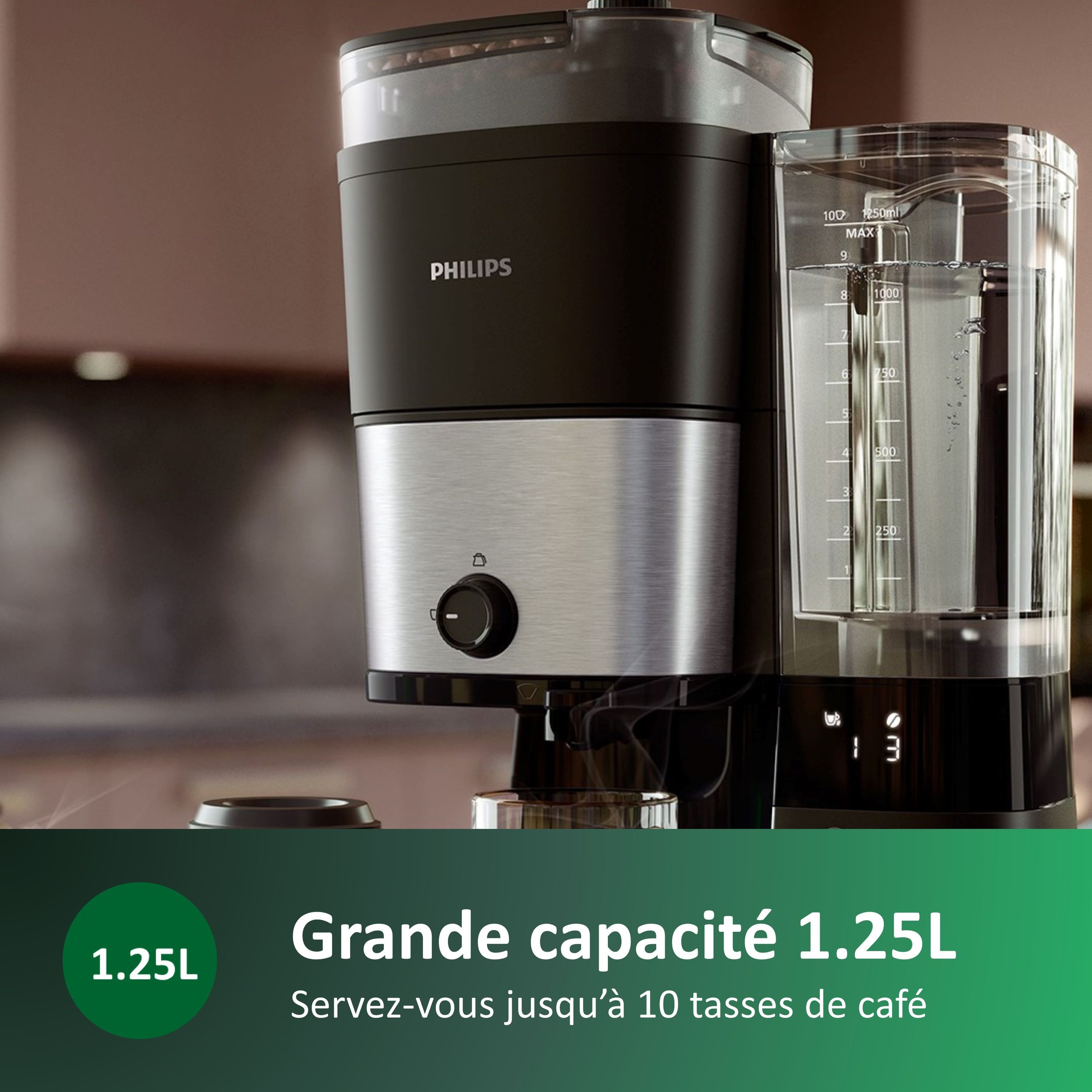 Test de l'expresso Philips HD8911/01 - Cafetière à Grain