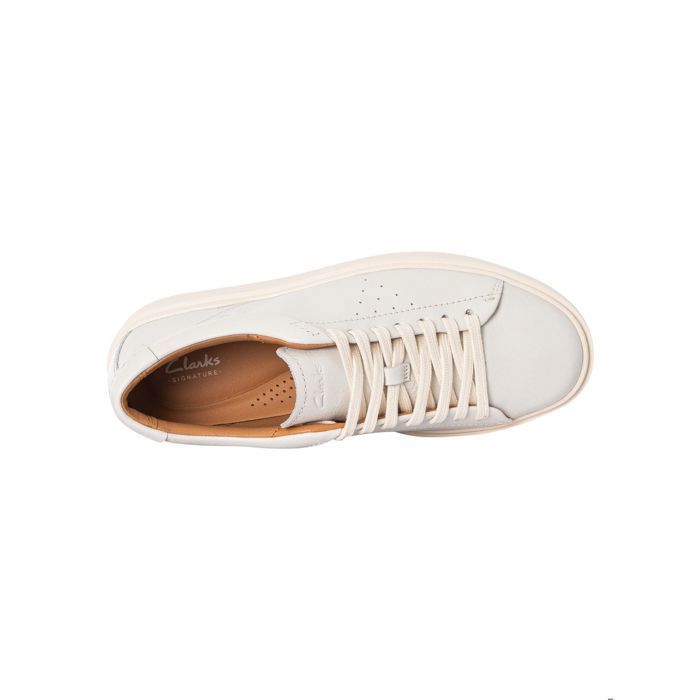 Baskets Clarks Men SprintLiteLace White Combi Leather