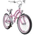 Vélo pour enfants - BIKESTAR - 20 pouces - Edition Cruiser - Rose-0