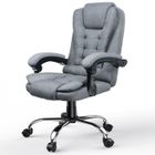 Chaise de bureau ergonomique - Rattantree Fauteuil de bureau - Hauteur réglable - Pivotante Double Rembourrage Epais - Gris