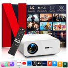 ZOOMCAT 【Netflix Certifié/Auto Focus】Vidéoprojecteur 4K Supporté, Smart Projecteur WiFi Bluetooth5.2, 26000 Lumen 1080P Projecteur Vidéo