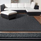 FLOORDIREKT Tapis de salon et décoration sur mesure, Anthracite 80 x 450 cm