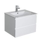 MOB-IN Meuble Salle De Bain 60 Cm à Suspendre Blanc Sorrento