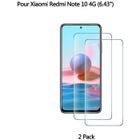 BOONGET Protection écran - Xiaomi - Redmi Note 10 - Verre trempé 9H - Anti-rayures - Installation facile