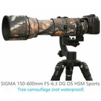 camouflage arbre - manteau d'objectif de caméra, Camouflage pour SIGMA 150-600mm F5-6.3 DG OS HSM étui de pro