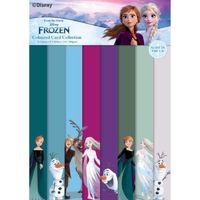 Set de 24 feuilles de papier scrapbooking A4 Disney 'Collection de Noël - Frozen' de Creative World Of Crafts