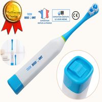 TD® Brosse à dents électrique pour animaux de compagnie chien chat soins dentaires souple entretien facile hygiène propreté
