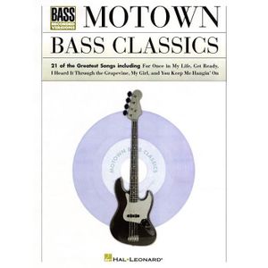 PARTITION Motown Bass Classics, Recueil pour Guitare basse édité par Hal Leonard Europe référencé : HL00690253