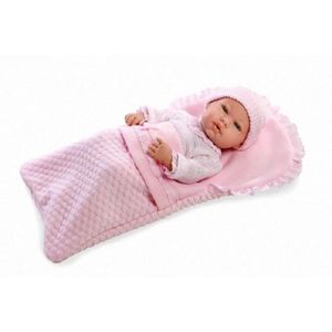 POUPON Real Baby Doll - 42 cm avec sack - Rose - Arias - Elegance Finitions de haute qualité- 