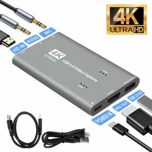 Huntgold2 Cartes Capture Audio Vidéo USB 2.0 HDMI vers 1080P Compatible avec Windows Android MacOS Plupart Logiciels Dacquisition Noir 