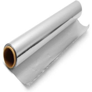 Papier aluminium alimentaire rouleau 0,33x200m en boîte