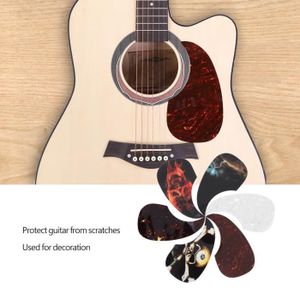 Generic 2x Plaque à Gratter Pickguard pour Guitare Acoustique pour Accessoires