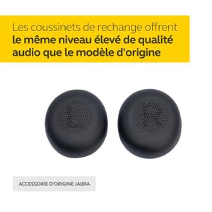 CASQUE - ÉCOUTEURS Jabra Evolve2 40/65 Coussinets d'oreille Noir