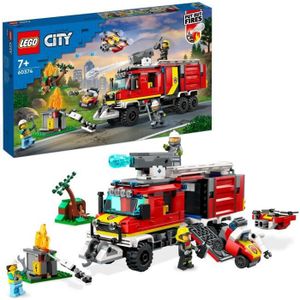 ASSEMBLAGE CONSTRUCTION LEGO® City 60374 Le Camion d’Intervention des Pomp