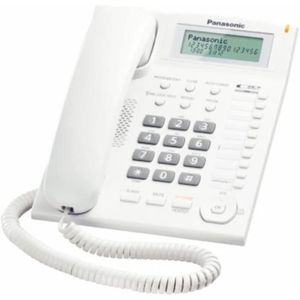 Téléphone fixe Téléphone filaire Panasonic KX-TS880 Blanc