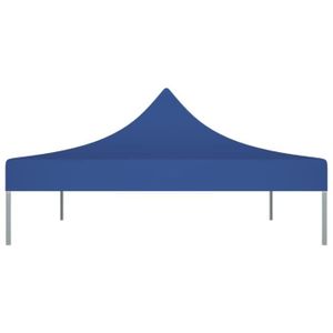 TONNELLE - BARNUM YIN Toit de tente de réception 4x3 m Bleu 270 g/m²