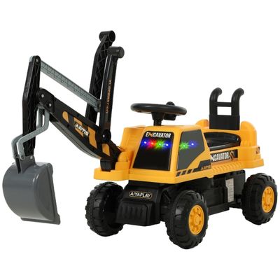 6V Porteur Electrique Enfant, Voiture Electrique Enfants pour Enfants avec Godet Creusement Contrôlable (88x36x46cm) | Leroy Merlin 6V Porteur Electrique Enfant, Voiture Electrique Enfants pour Enfants avec Godet Creusement Contrôlable (88x36x46cm) | Leroy Merlin