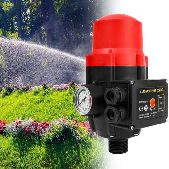 Pompe Centrifuge 1300W Avec Pressostat - Pompe à Eau Domestique Puissante Pour Jardin Et Maison