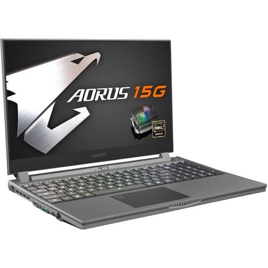 AORUS 15G YB-9FR2430MP - Intel Core i9-10980HK 32 Go SSD 512 Go 15.6" LED Full HD 240 Hz NVIDIA GeForce RTX 2080 SUPER 8 Go Wi-Fi