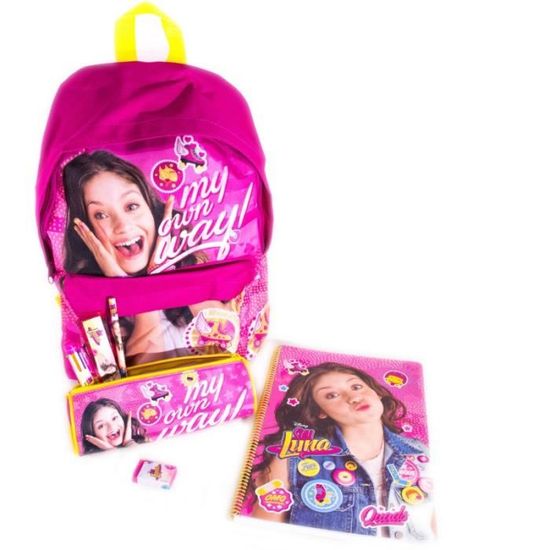 Sac à Dos Soy Luna Athlétique Format A4 - Avec Bandoulière, Pour Ordinateur Scolaire