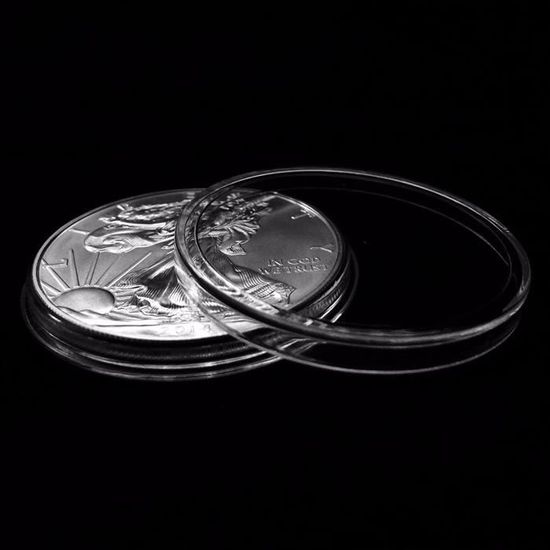 Safe Capsules pour pièces de monnaie, 42 mm. - Stamps 4 Everyone