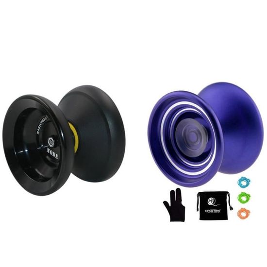 Yoyo LED En Plastique – Réactif, Avec Lumière Intégrée – 5,7 X 3,5 Cm – Bleu, Motif Cartoon – Développe Coordination œil-main – Dès 5 Ans