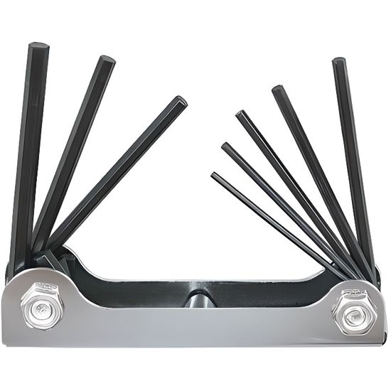 Jeu de clés Allen mâles héxagonales COGEX 8 pièces Fer, acier 5 à 10 mm 6 pans ou