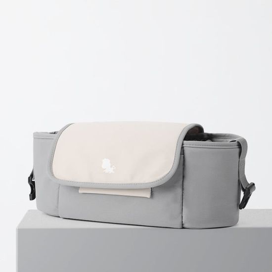 Panier De Rangement Pour Poussette Avec Filet Sécurisé - Organisateur Polyvalent Sous Poussette, Pour Accessoires Bébé, Sorties, Courses