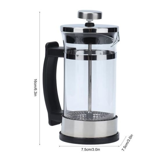 Cafetière À Piston, Presse Française 1L Avec Filtre 4 Couches Et Cuillère, Presse Française À