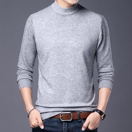 Pull HUGO BOSS Coton Léger - Gris Rayé Vert - Taille S - Occasion En Excellent état