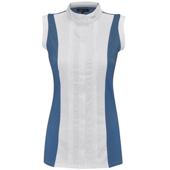 Polo équitation sans manches femme Flags&Cup Diamantina - noir - S