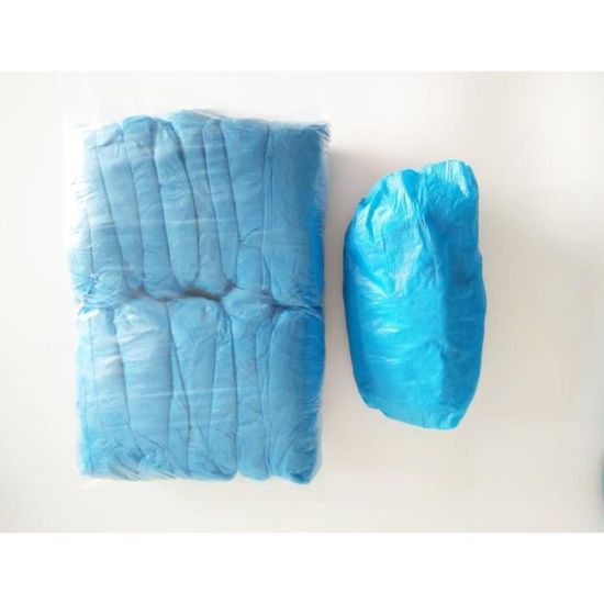 Lot De 200 Surchaussures, Couvre-chaussures Jetables - Vert - Vivezen