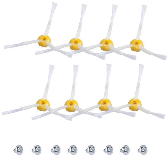 8 Brosses latérales pour IRobot Roomba Series 500/600/700