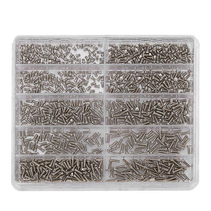 AIZ Fer Vis Montre Réparation Lunettes Montre-Bracelet Réparation 1000Pcs