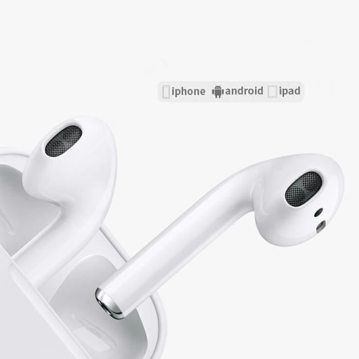 Ecouteurs Sans fils Bluetooth - Blanc