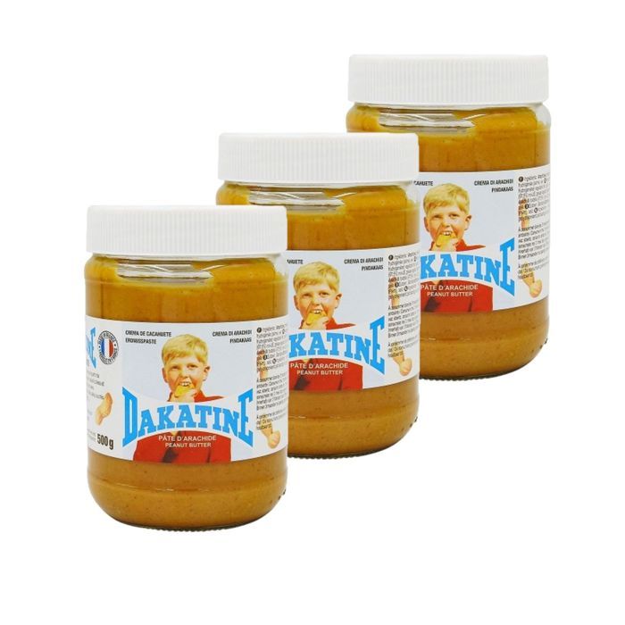 Lot 3x Pâte d'arachide - pot 500g