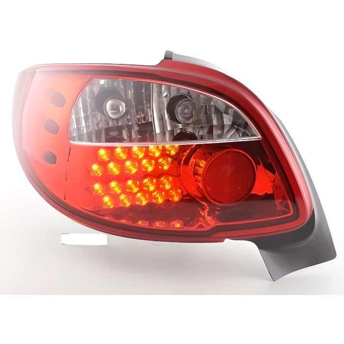 Paire de feux arriere Peugeot 206 CC de 1998 a 2005 LED rouge D-FKRLXLPG8005