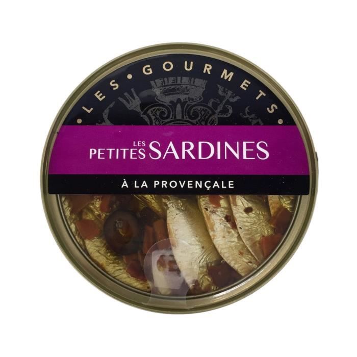 Petites sardines à la provençales Les Gourmets - 120 g